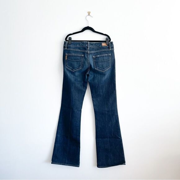 Paige Laurel Canyon Jeans Low Rise Bootcut Blue Women's 28 Premium Denim - Picture 3 of 9